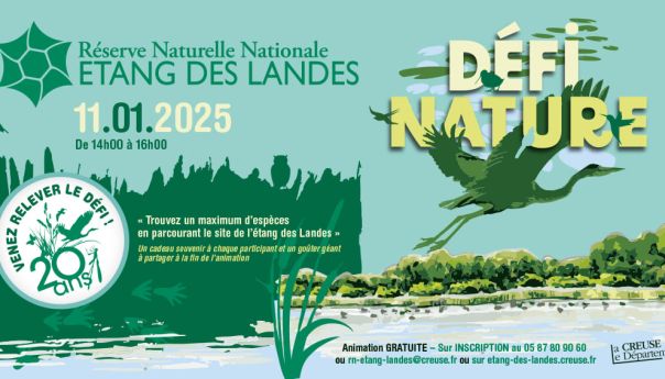 Pour ses 20 ans, la Réserve naturelle nationale vous invite à un défi nature 