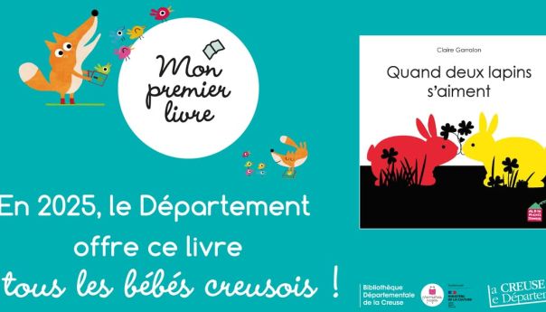 Mon Premier livre 2025 est... « Quand deux lapins s'aiment »