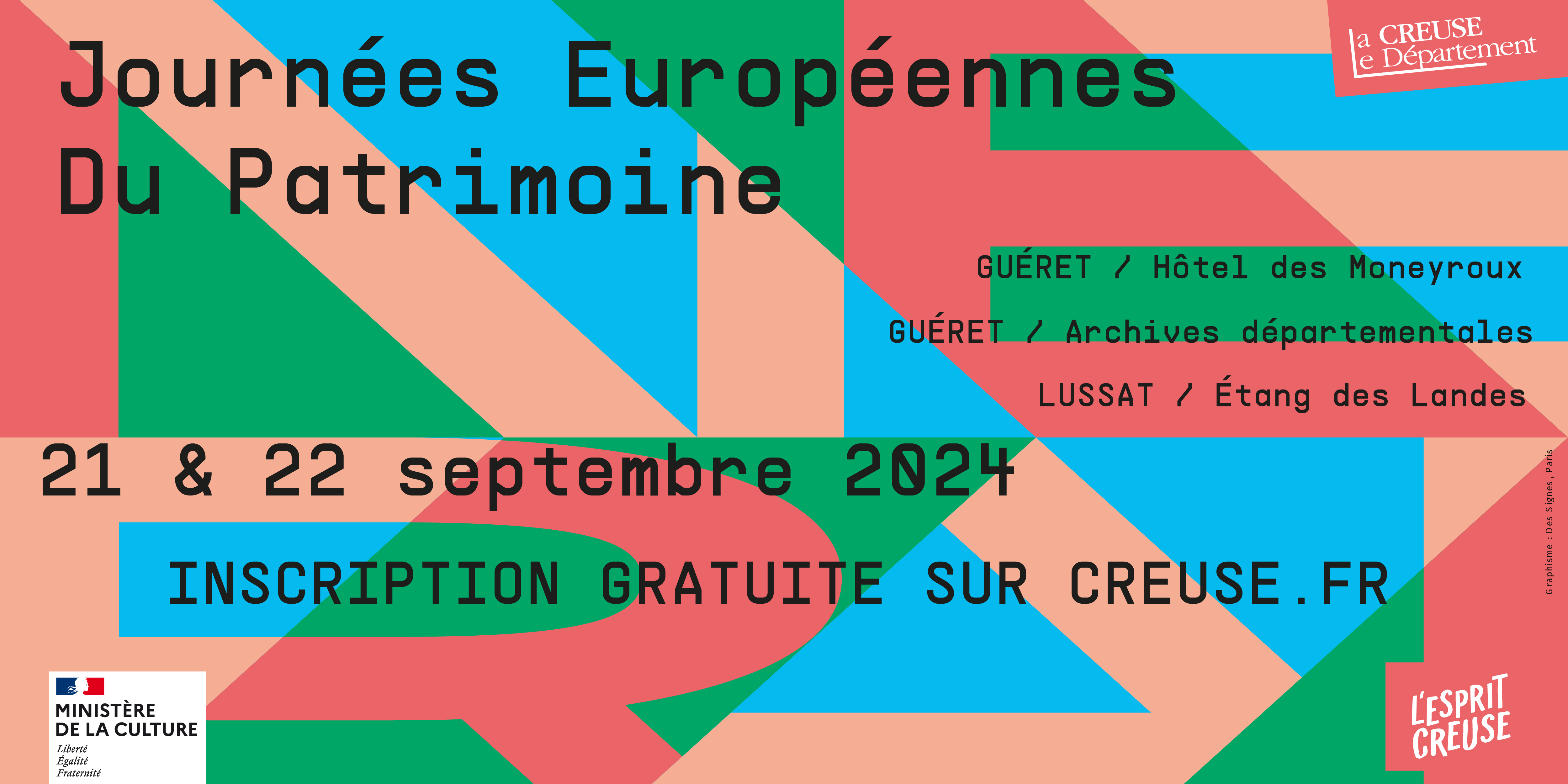  Journées européennes du Patrimoine en Creuse : Demandez le programme ! 