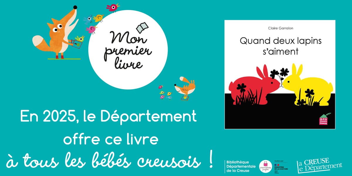 Mon Premier livre 2025 est... « Quand deux lapins s'aiment »